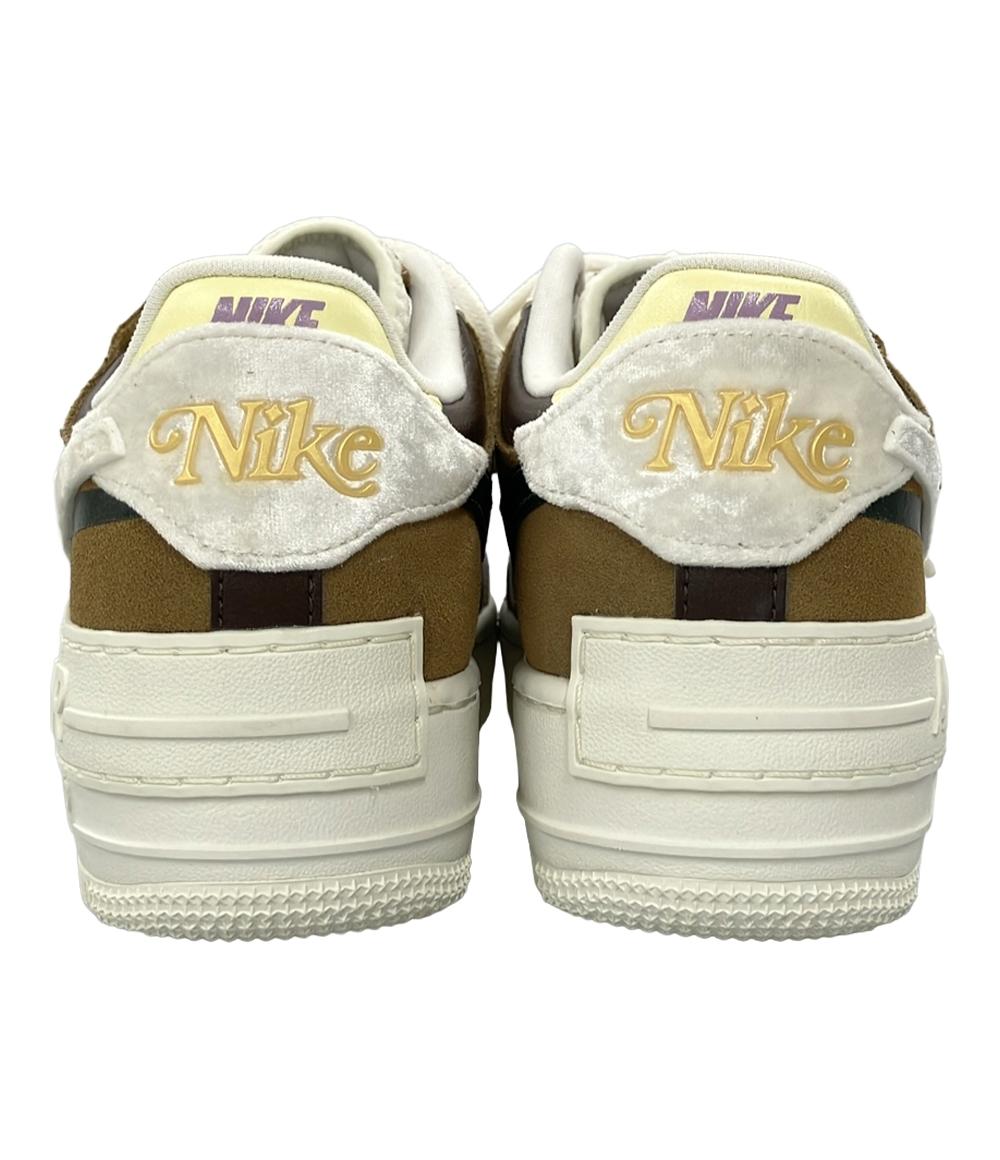 美品 ナイキ ローカットスニーカー Air Force 1 SHADOW FB1857-111 レディース SIZE 25.0 (XL) NIKE