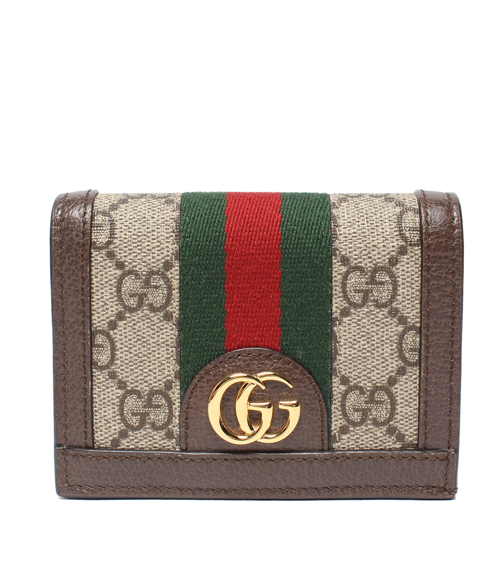 美品 GUCCI 二つ折り財布 オフィディア 523155 レディース グッチ