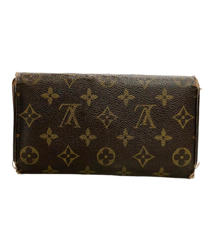 訳あり LOUIS VUITTON 三つ折り長財布 モノグラム M61217 ユニセックス ルイ・ヴィトン