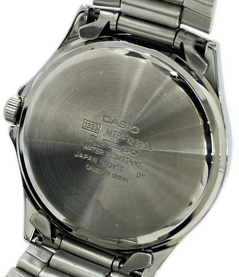 カシオ 腕時計 スタンダード クオーツ ブルー MTP-1239DJ メンズ CASIO