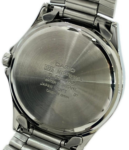 カシオ 腕時計 スタンダード クオーツ ブルー MTP-1239DJ メンズ CASIO