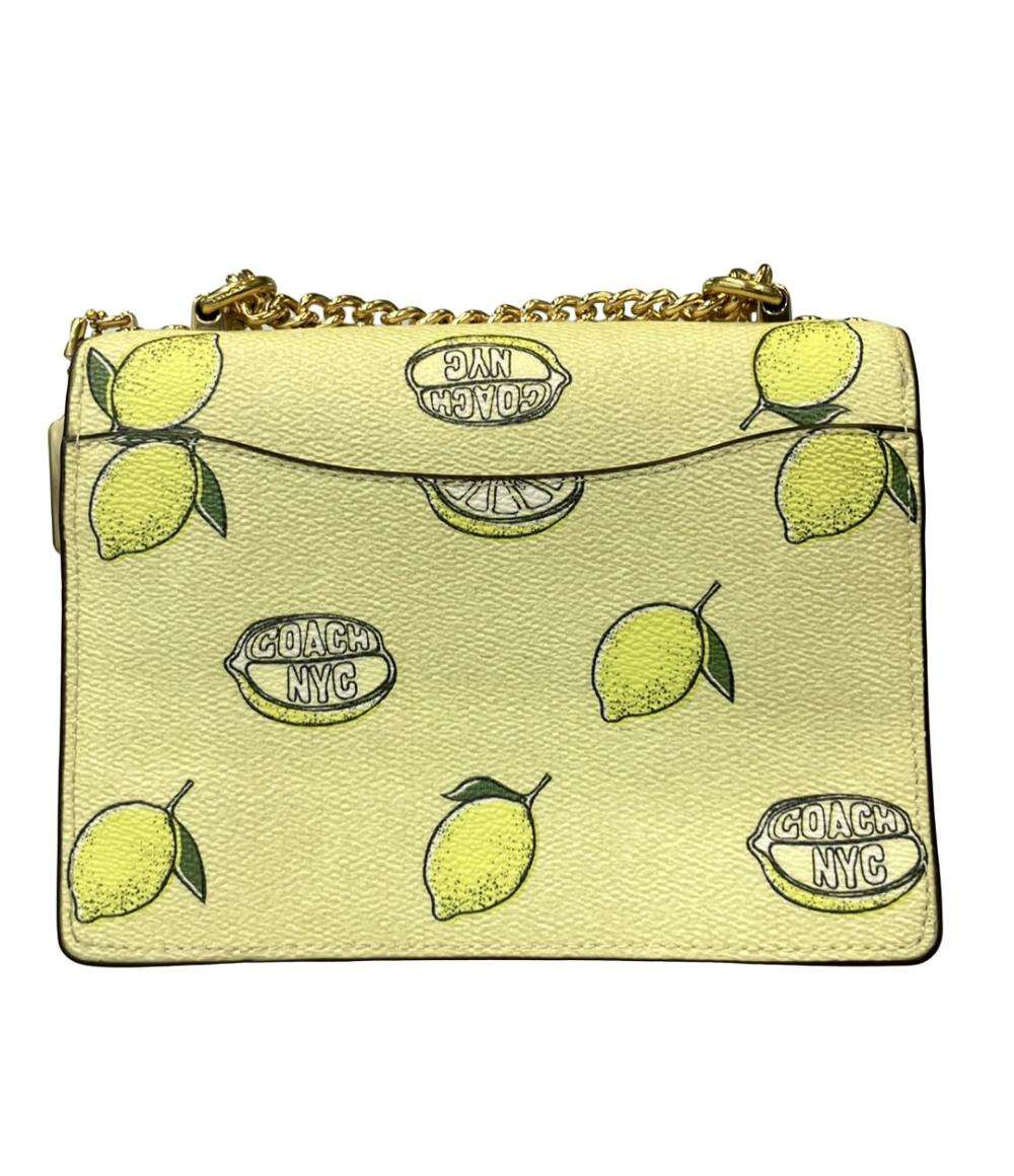 COACH チェーンショルダーバッグ レモン CAN24 レディース コーチ