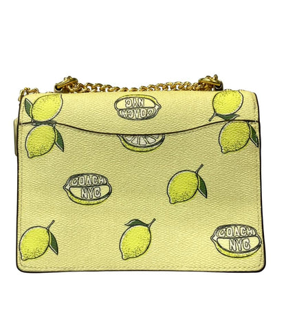 COACH チェーンショルダーバッグ レモン CAN24 レディース コーチ