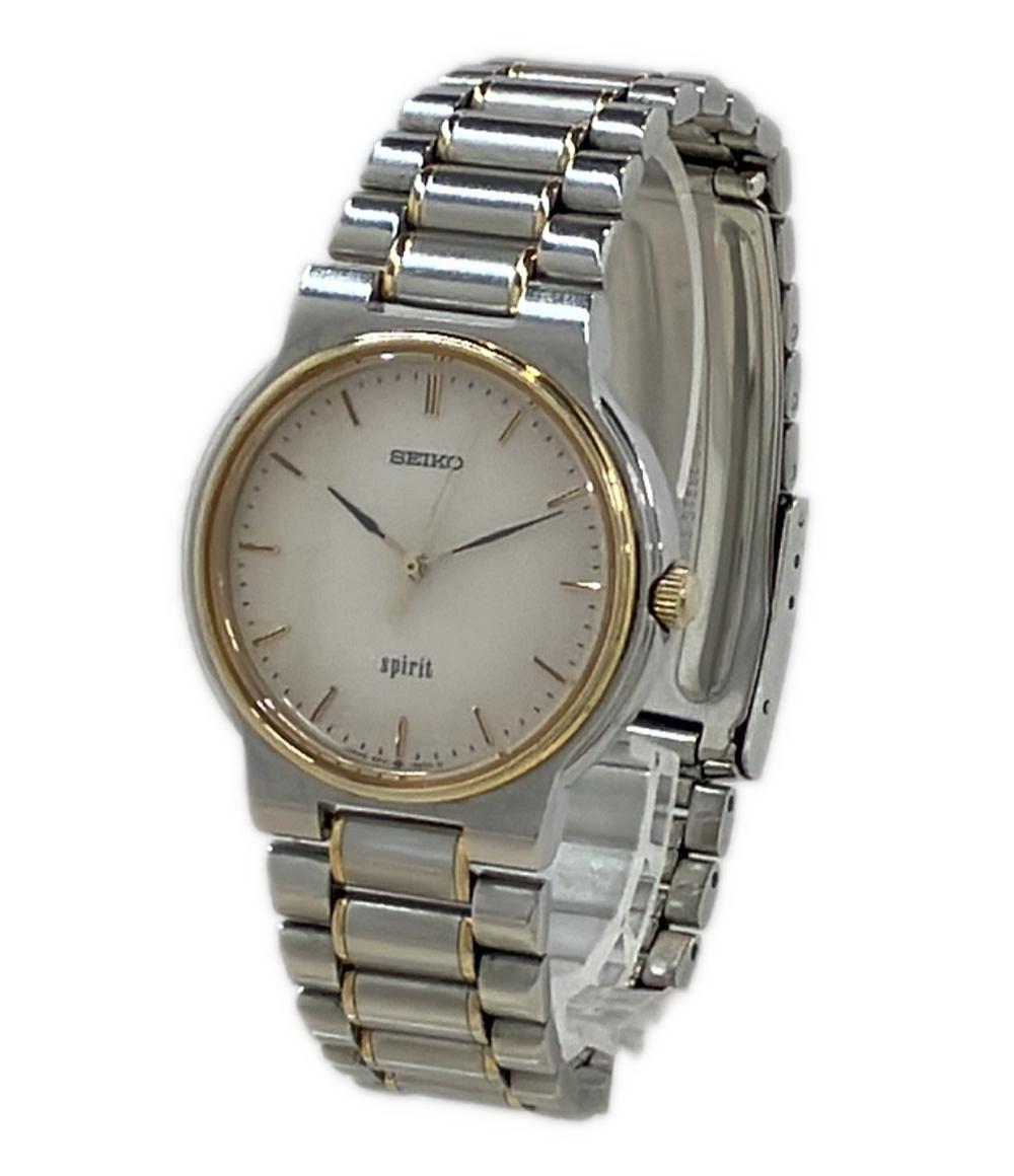 SEIKO 腕時計 スピリット クオーツ 5P31-6A50 メンズ セイコー