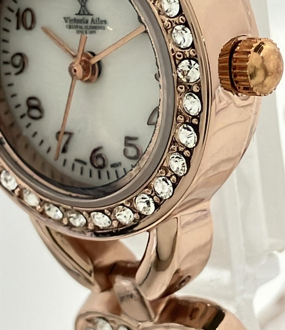 ヴィクトリアアイリス 腕時計 クオーツ ホワイト レディース Victoria Ailes