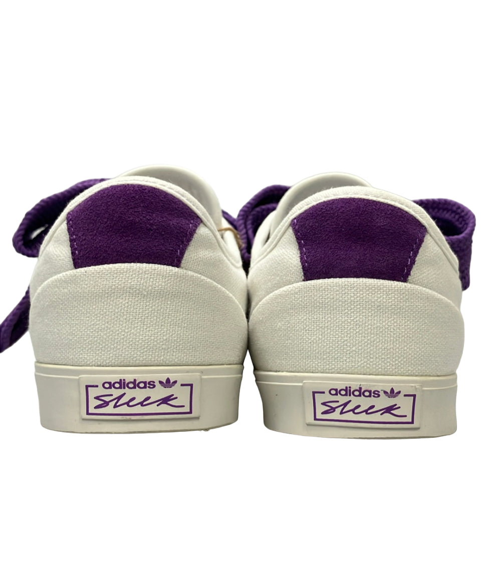 美品 adidas スリッポン SLEEK LO W FY5066 レディース SIZE 24.5 アディダス