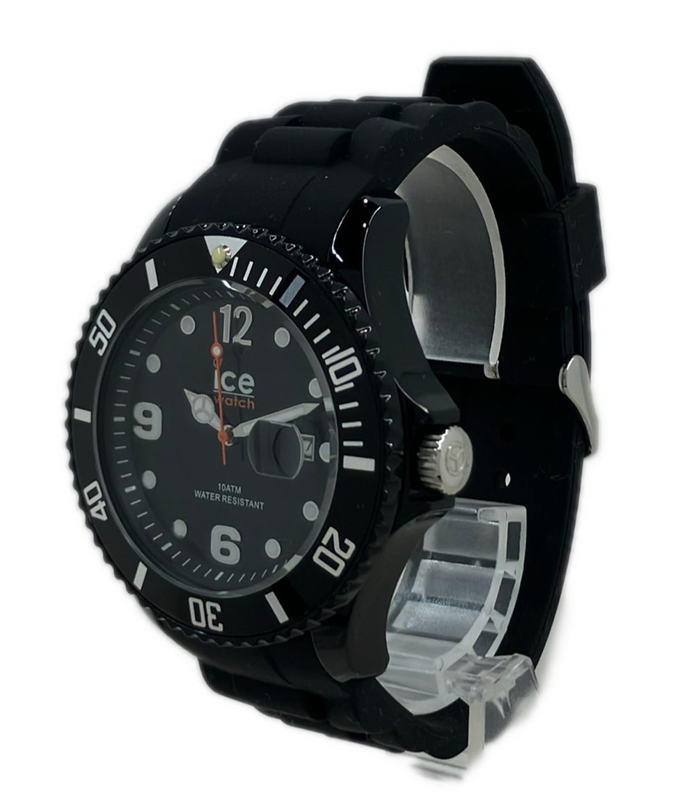 ice watch 腕時計 クオーツ ブラック メンズ アイスウォッチ