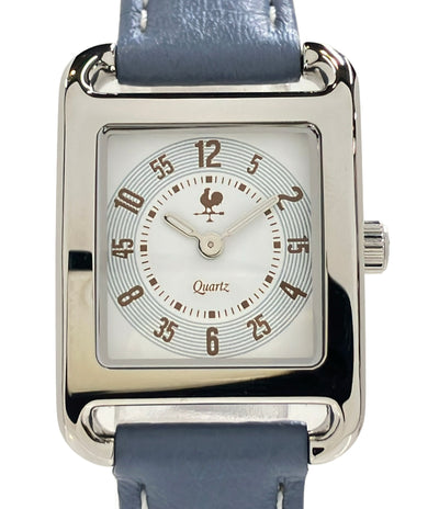 美品 IDA watch 腕時計 クオーツ ホワイト レディース イダウォッチ