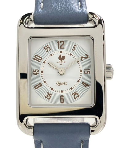 美品 IDA watch 腕時計 クオーツ ホワイト レディース イダウォッチ