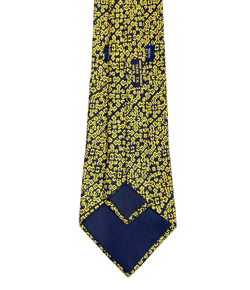 HERMES ネクタイ シルク100% メンズ エルメス