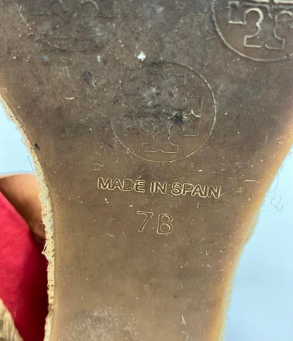 トリーバーチ アンクルストラップサンダル エスパドリーユ レディース SIZE 7 B (L) Tory Burch