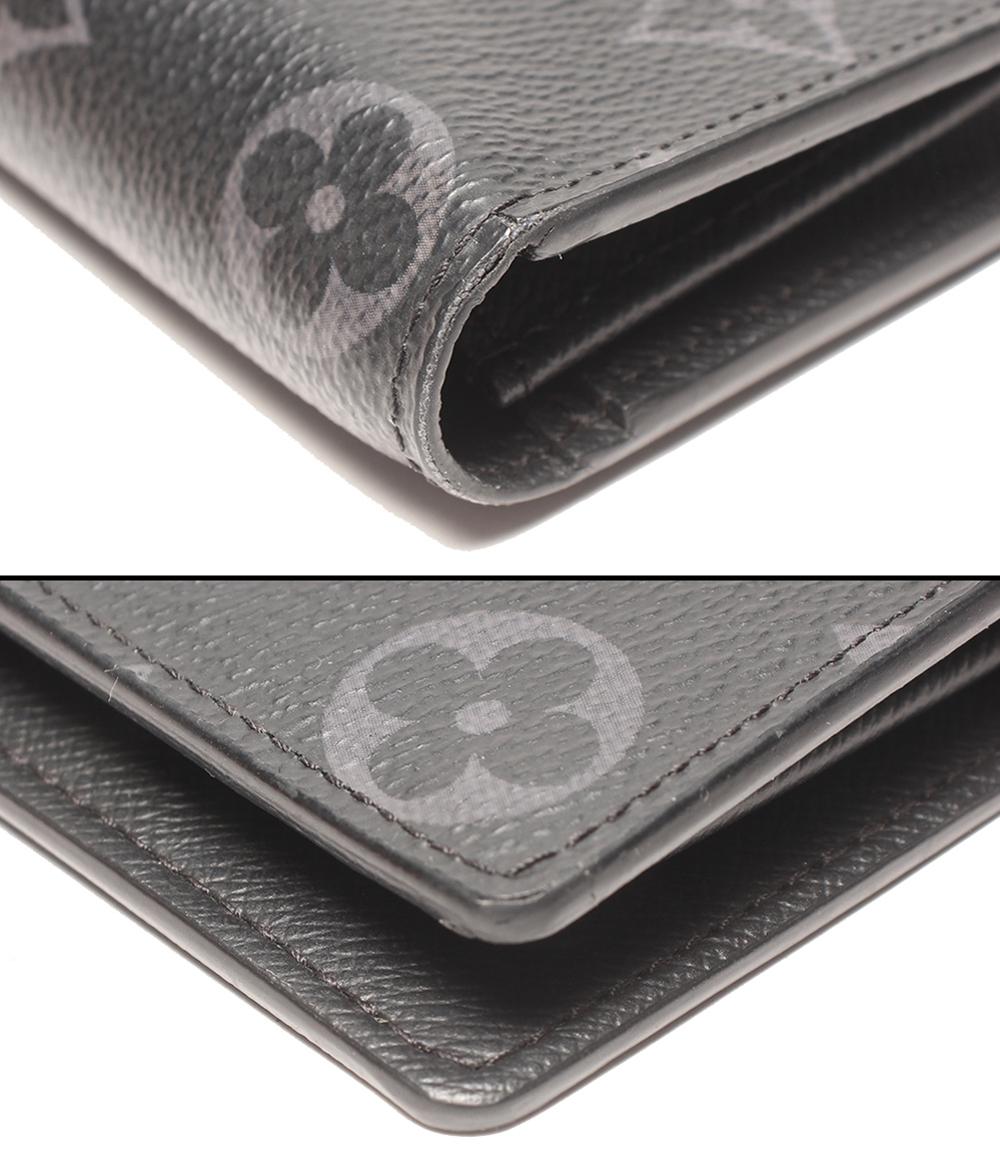 LOUIS VUITTON 長財布 ポルトフォイユ・ブラザ モノグラム エクリプス