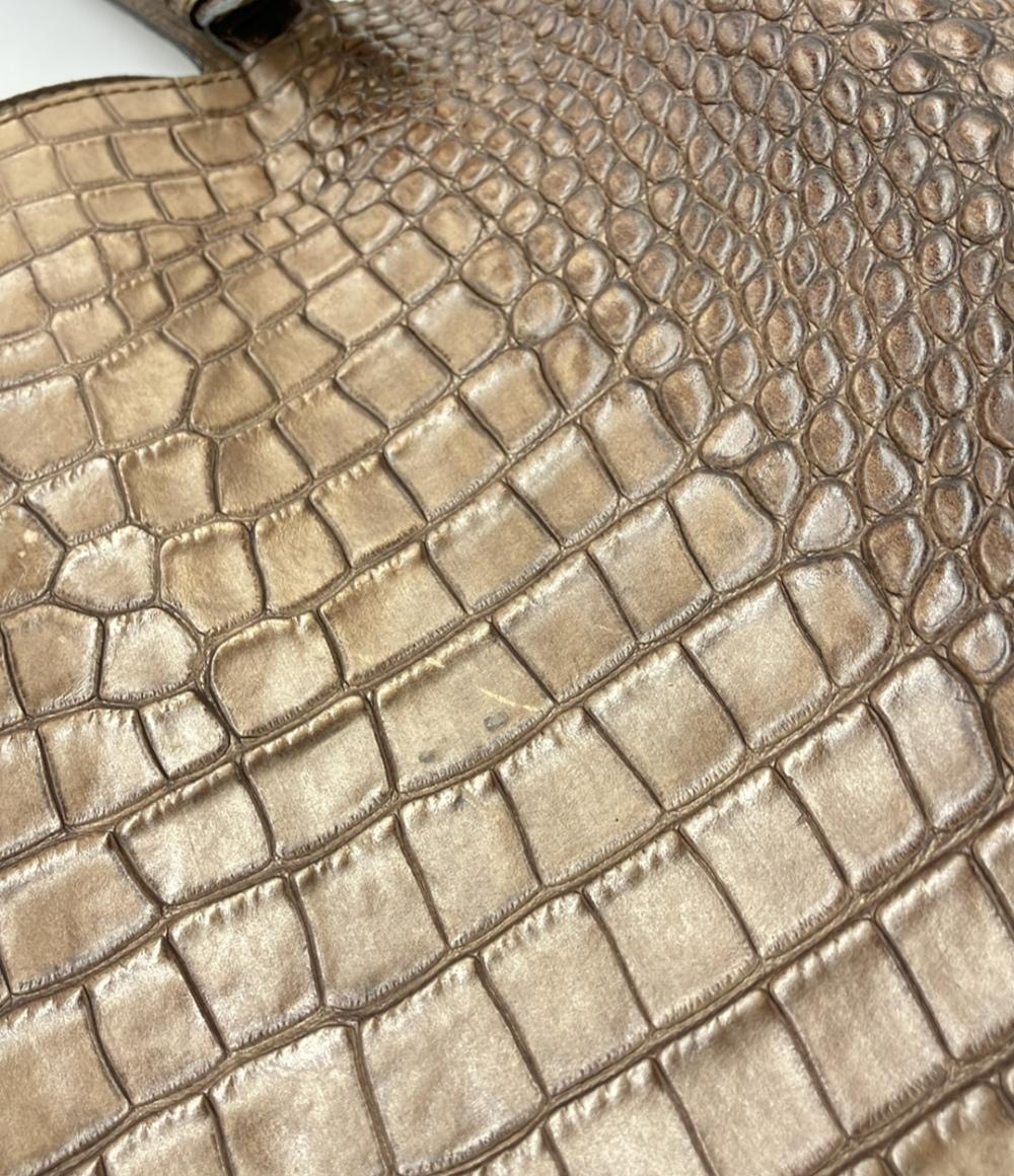 ステファノマーノ クロコトートバッグ レディース STEFANOMANO