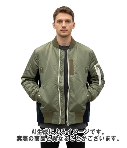 Sacai ブルゾン Wool Surge Nylon Twill Blouson 21-02660M メンズ SIZE 1 (S) サカイ