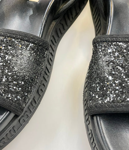 MIUMIU スポーツサンダル グリッター レディース SIZE 37 1/2 (24.5cm) ミュウミュウ