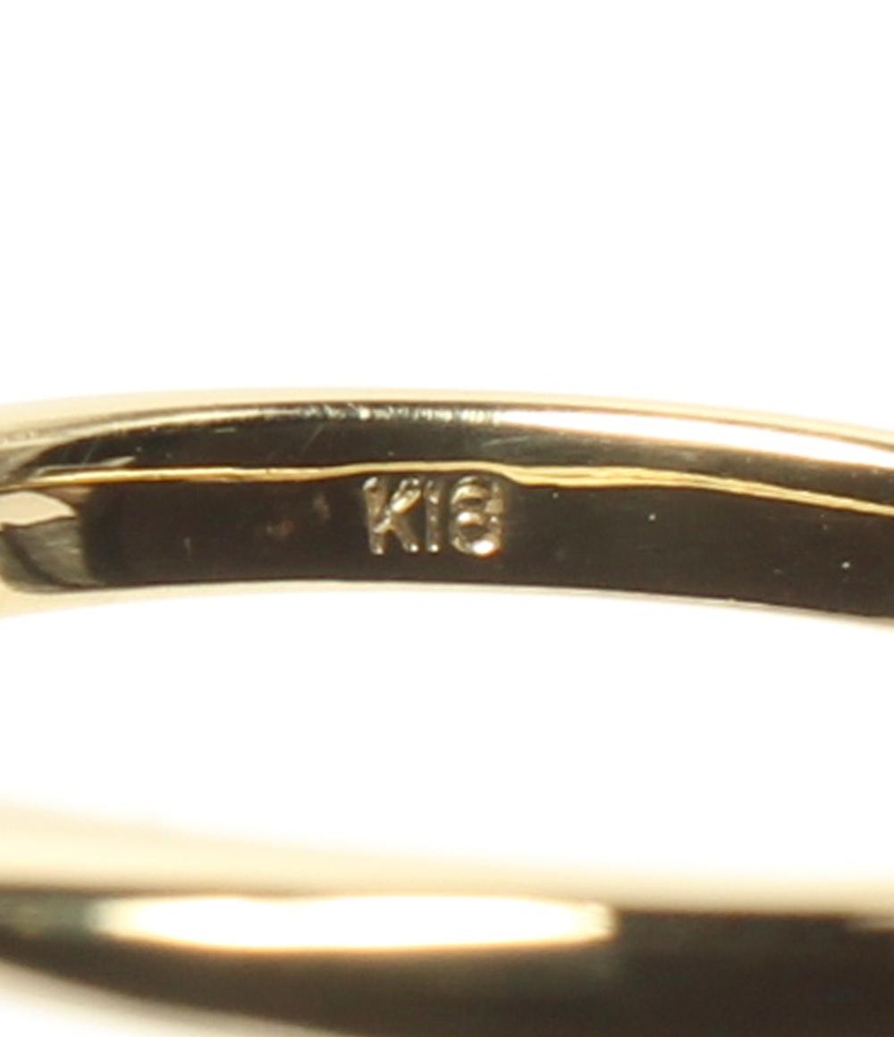 美品 リング 指輪 K18 ダイヤ0.36ct 0.04ct レディース SIZE 12号