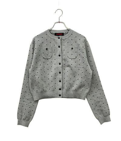 美品 CABaN 長袖カーディガン ドット レディース SIZE F (M) キャバン