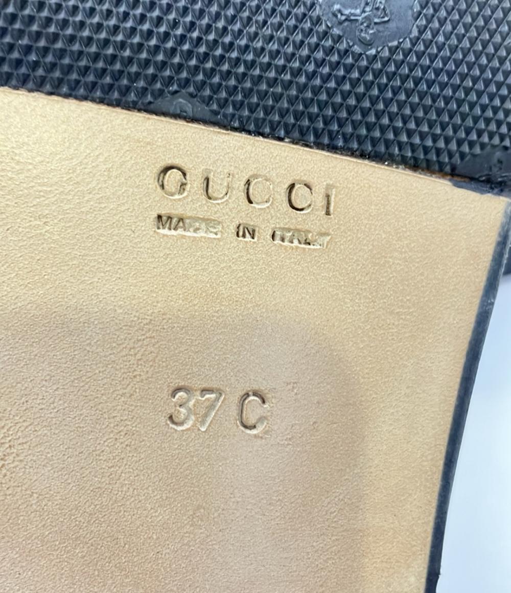 GUCCI スエードアンクルブーツ ホースビット レディース SIZE 37 C グッチ