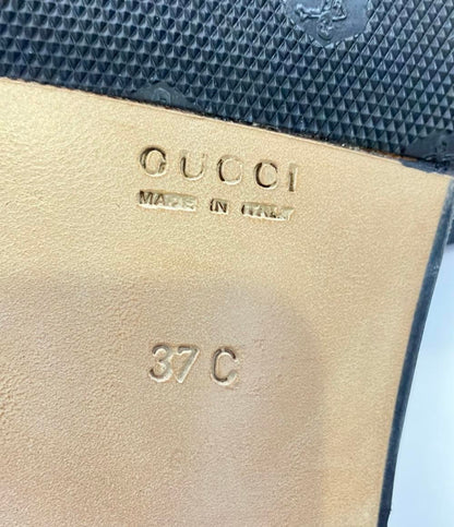 GUCCI スエードアンクルブーツ ホースビット レディース SIZE 37 C グッチ