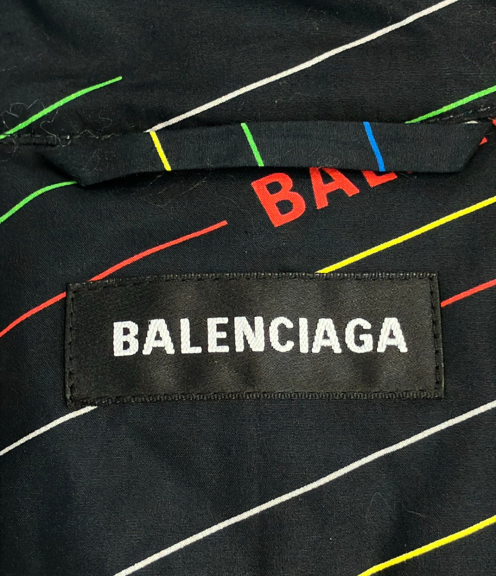 BALENCIAGA 半袖 ジャケット ロゴプリント 556237 メンズ SIZE 48 バレンシアガ