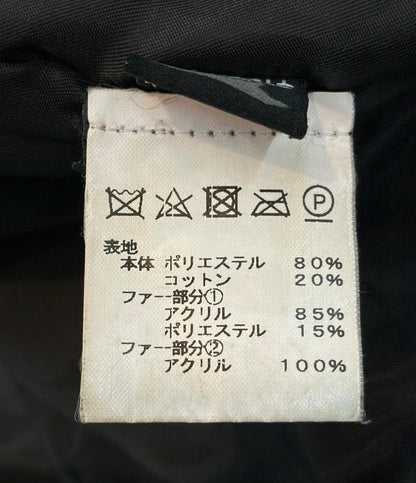 モリオリ ボア切り替えロングコート レディース SIZE F (F) molliolli