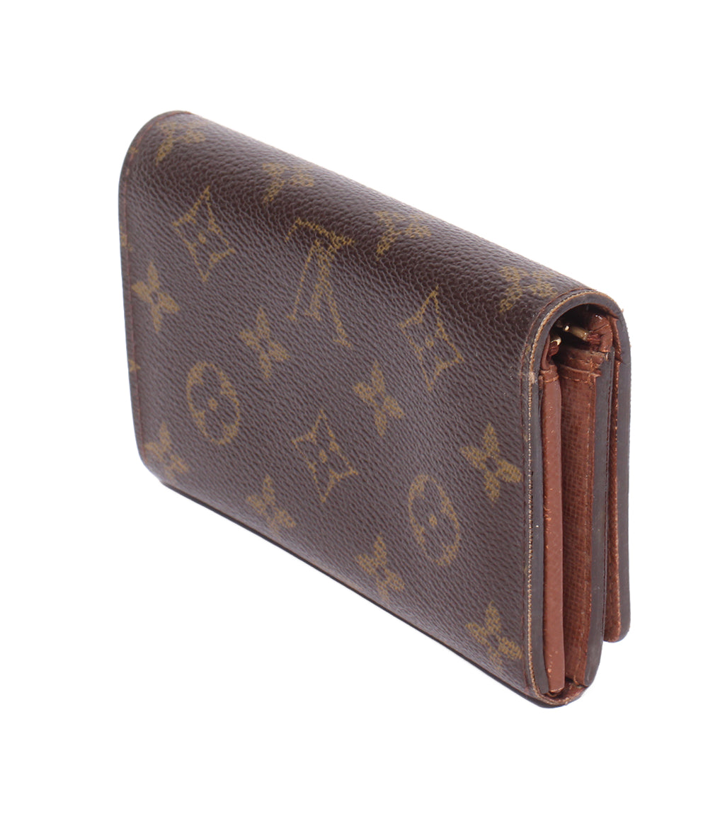 LOUIS VUITTON 二つ折り財布 ポルト モネ ビエ トレゾール モノグラム M61730 レディース ルイ・ヴィトン