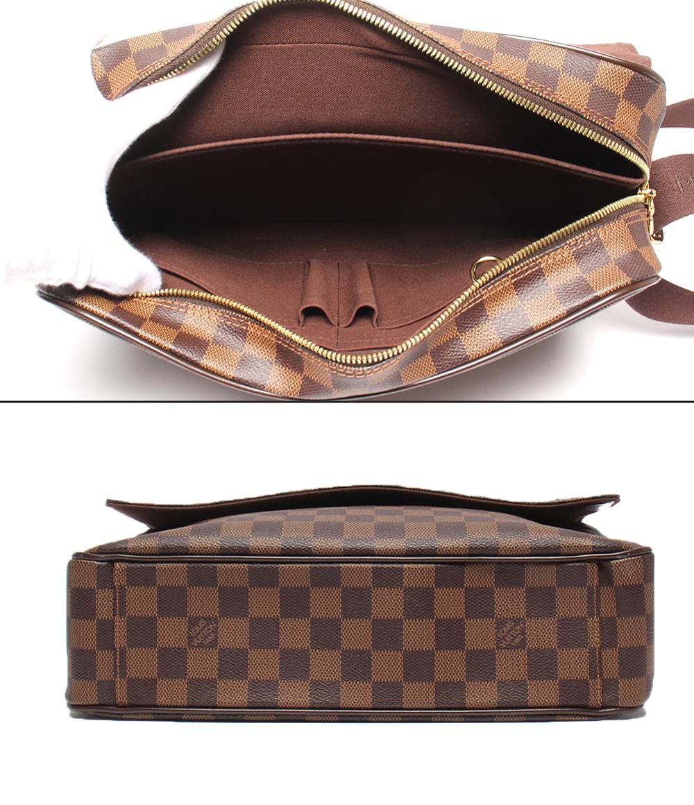 美品 LOUIS VUITTON ショルダーバッグ メッセンジャーバッグ 斜め掛け ダミエ シェルトンMM N41149 メンズ ルイ・ヴィトン