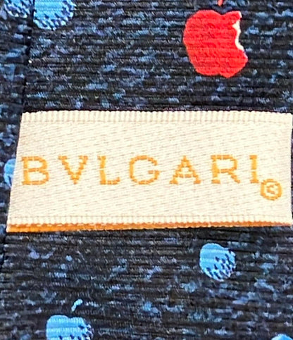 美品 BVLGARI ネクタイ シルク 100% メンズ ブルガリ