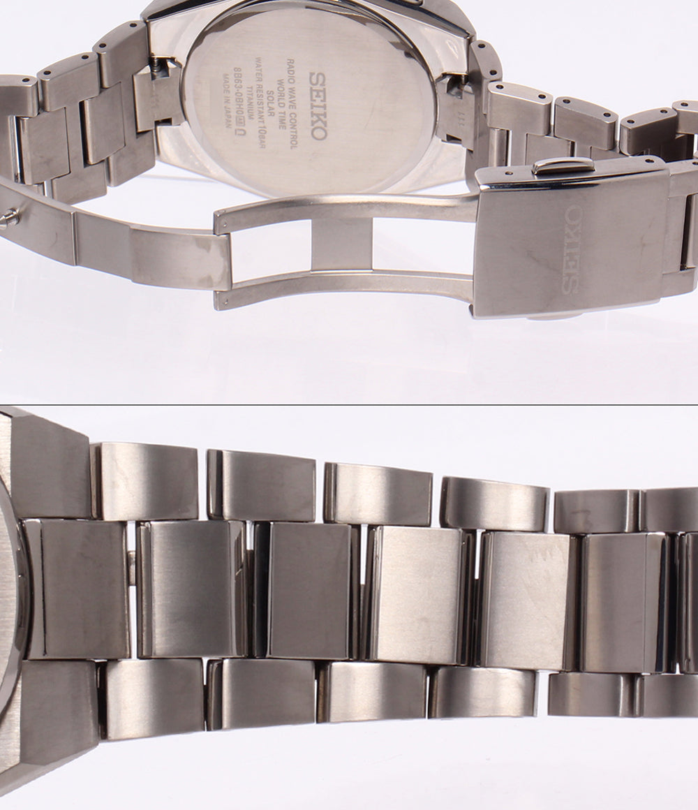 SEIKO 腕時計 アストロン ネクスター ソーラー電波 ホワイト SBXY-085 メンズ セイコー