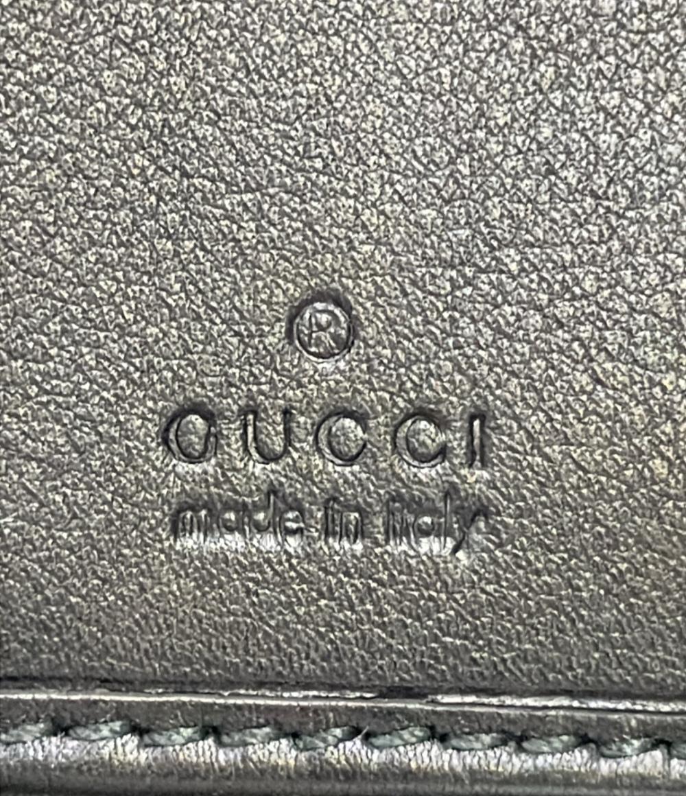 GUCCI ラウンドファスナー長財布 マイクログッチシマ 322819 2091