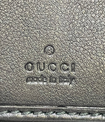 GUCCI ラウンドファスナー長財布 マイクログッチシマ 322819 2091 メンズ グッチ