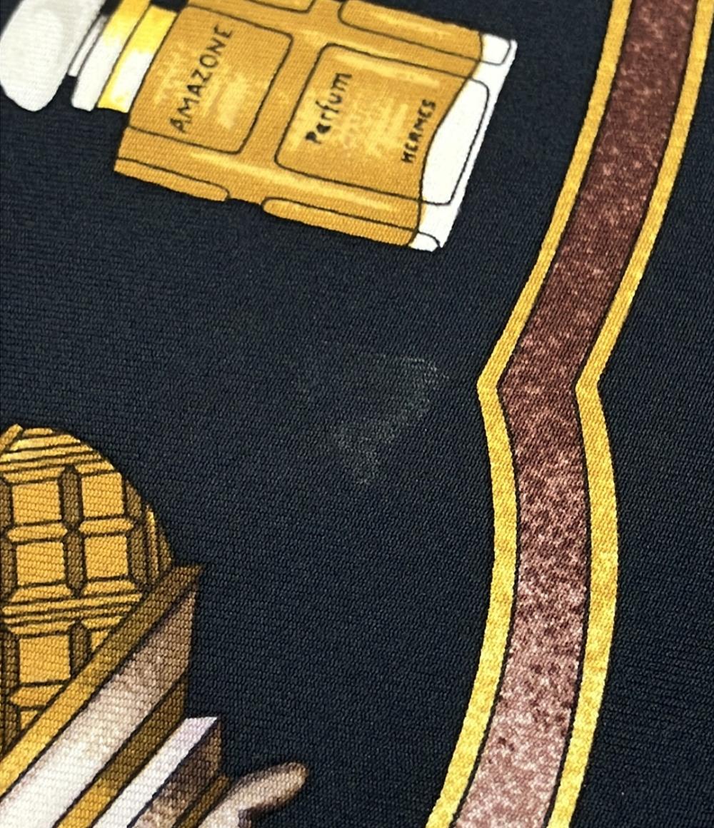 HERMES スカーフ シルク100% カレ90 Qu importe le flacon レディース エルメス