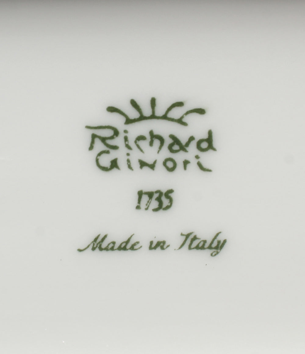 美品 Richard Ginori 長方形皿 プレート 4点セット 16cm ベッキオホワイト リチャードジノリ