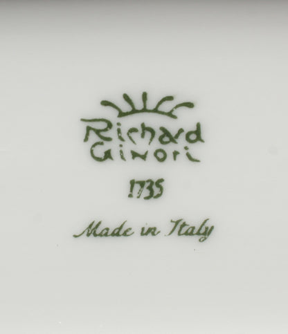 美品 Richard Ginori 長方形皿 プレート 4点セット 16cm ベッキオホワイト リチャードジノリ