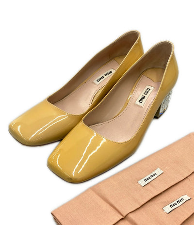 Miu Miu パンプス チャンキーヒール レディース SIZE 36 ミュウ ミュウ
