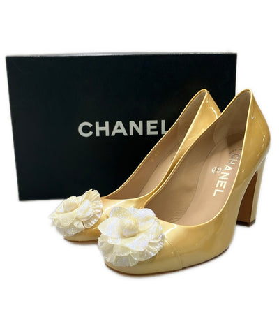 CHANEL ラウンドトゥエナメルパンプス G28301 レディース SIZE 36 (23.5cm) シャネル