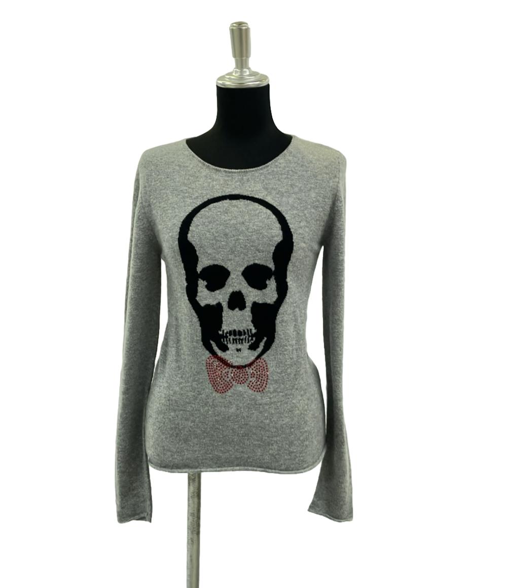 Lucien Pellat-Finet ルシアンペラフィネ 長袖カットソー Tシャツ サイズS ブラウン ピンク プリント FEEL SO HIGH 美品 中古 4b006318 ルシアンペラフィネ LUCIEN PELLAT-FINET Tシャツ 長袖 長袖 パック