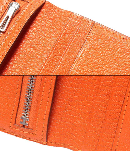 HERMES 二つ折り財布 □G刻印 シルバー金具 ベアンコンパクト レディース エルメス