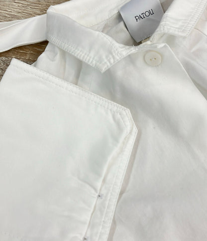 PATOU 長袖シャツ ブラウス リボン ボウタイ 24A BL034-0017 レディース SIZE 34 (S) パトゥ