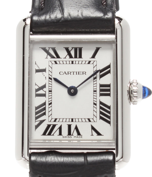 Cartier 腕時計 タンク マスト TANK MUST SM ソーラー WSTA0060 レディース カルティエ