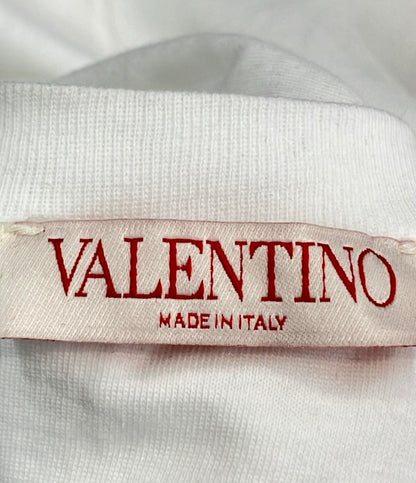 美品 VALENTINO 半袖Tシャツ サイドポケット付き エンボスロゴ XV3MG10V84N メンズ SIZE XL ヴァレンティノ