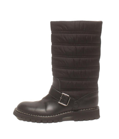 シャネル エンジニアブーツ G29477 レディース SIZE 37 CHANEL