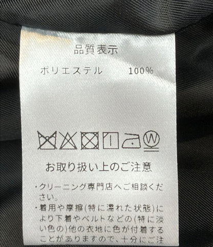 美品 アモマ ヴィーガンレザーオーバージャケット レディース AMOMMA