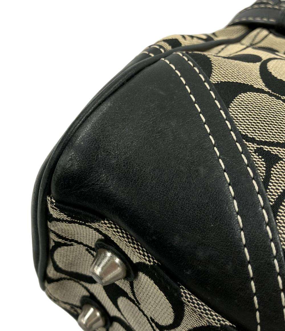 COACH トートバッグ ショルダーバッグ 肩掛け シグネチャー 8K07