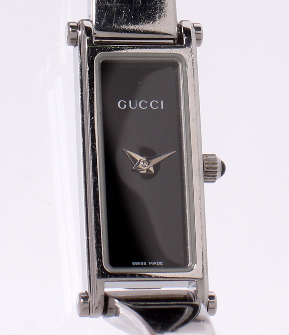 GUCCI 腕時計 クオーツ ブラック 1500L レディース グッチ