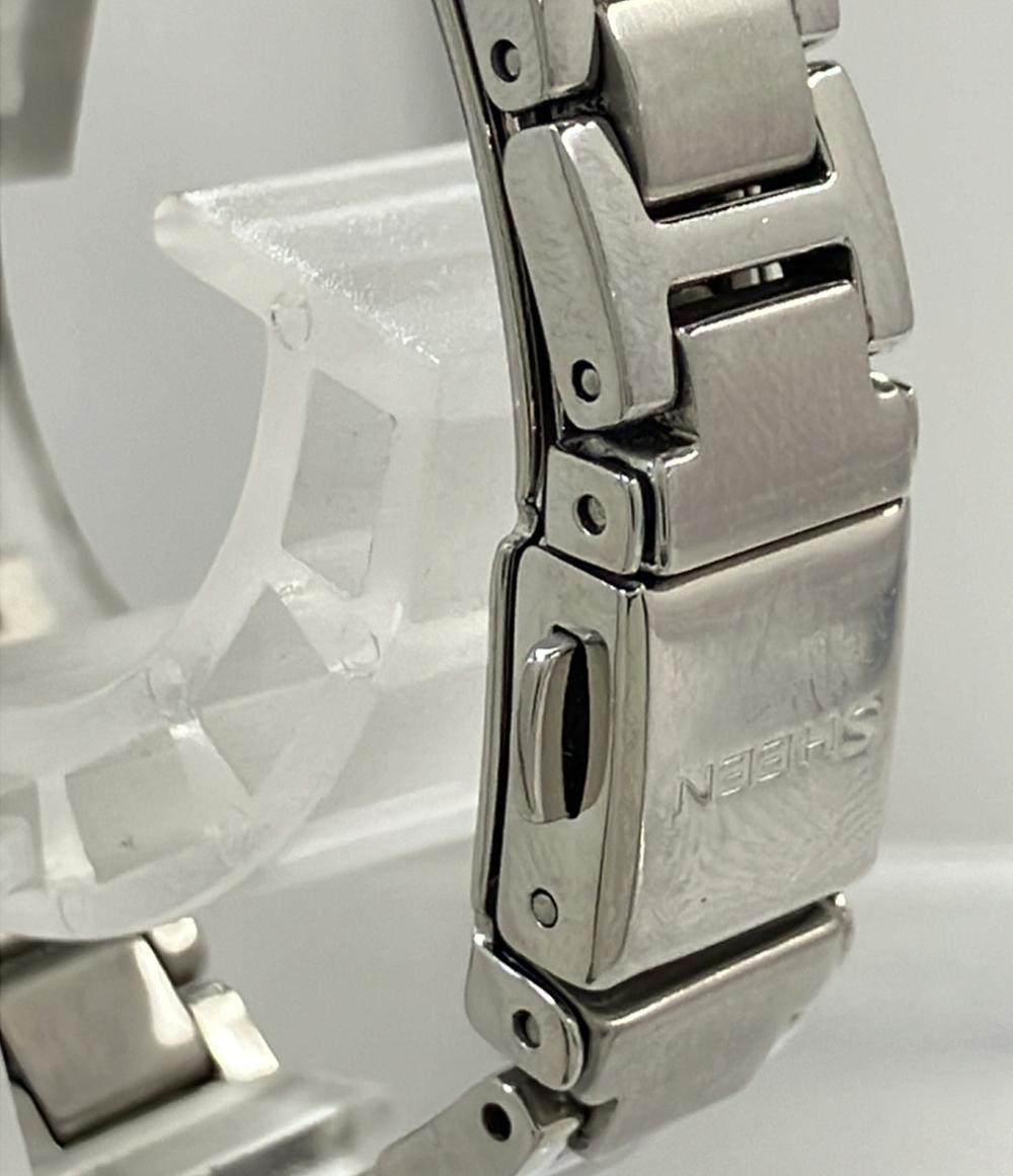 CASIO 腕時計 SHEEN シーン ソーラー シルバー SHE-4516 レディース カシオ