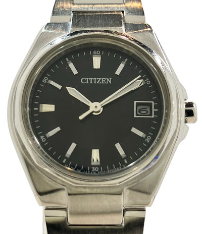 CITIZEN 腕時計 ソーラー ブラック E011-S080711 レディース シチズン
