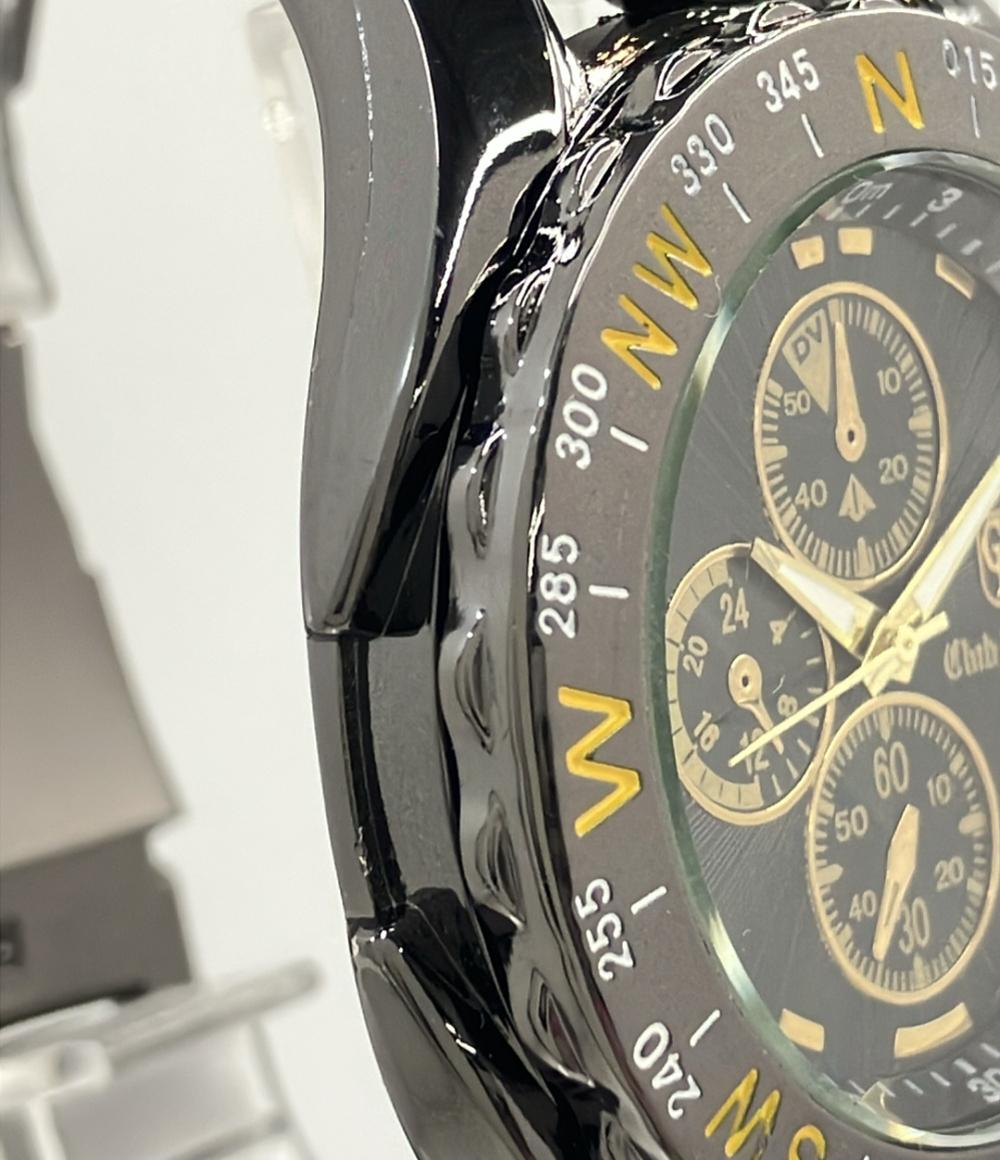 CLUB FACE II 腕時計 クオーツ ブラック CF-4710 メンズ クラブフェイスツー