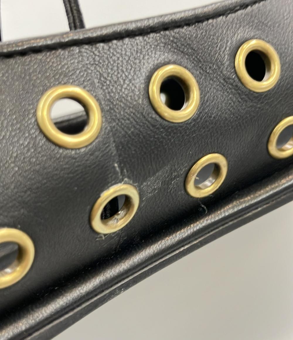 美品 COACH フラットシューズ エミリア メリー ジェーン グロメット レディース SIZE 7 B コーチ