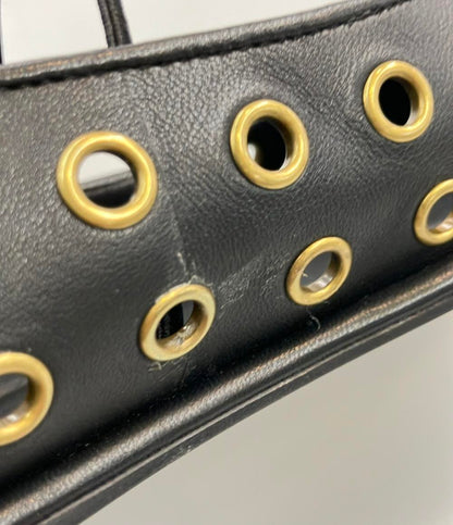 美品 COACH フラットシューズ エミリア メリー ジェーン グロメット レディース SIZE 7 B コーチ